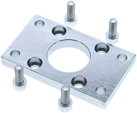 ISO 15552-Flanschbefestigung 50 mm, Stahl verzinkt