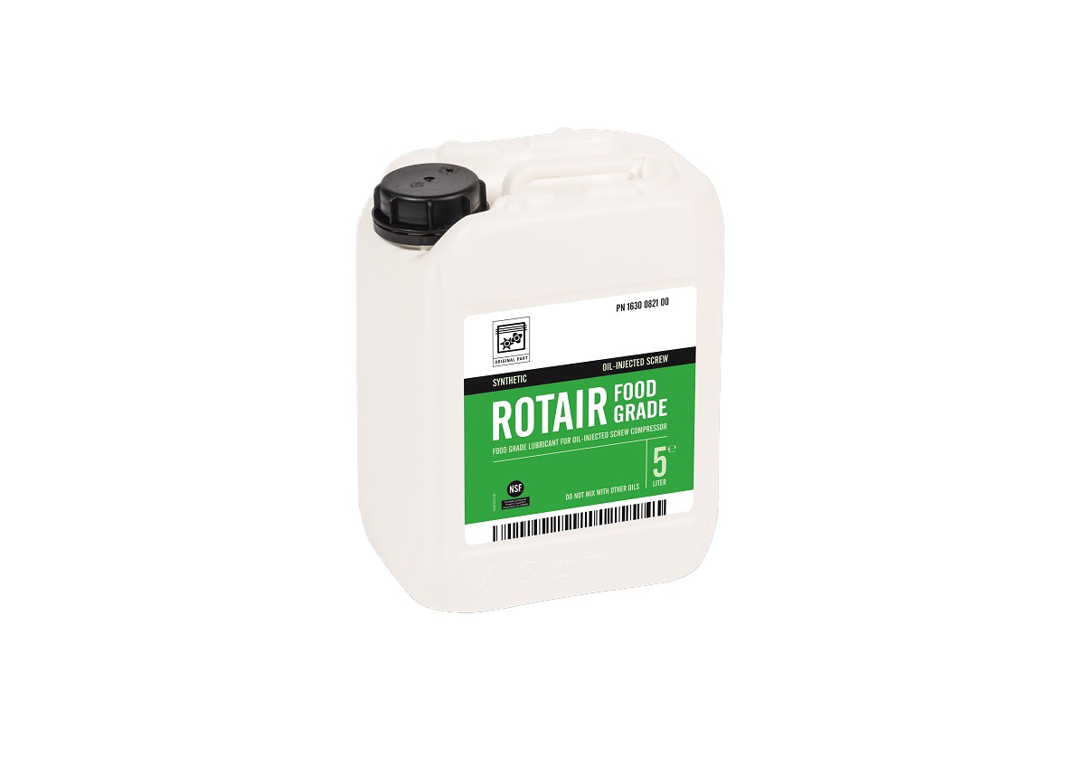 Qualitätsöl für Schraubenkompressoren ROTAIR Foodgrade, Lebensmittelöl 5L