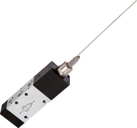 Federstabventil, 5/2-Wege, G 1/8"