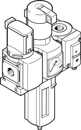 FESTO MSB6-1/2:C3:J120:F12-WP (8042671) Wartungsgeräte-Kombination