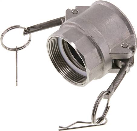 DIN/EN-Kamlock-Kupplung (D/DF) G 2"(IG), Edelstahl (1.4408)