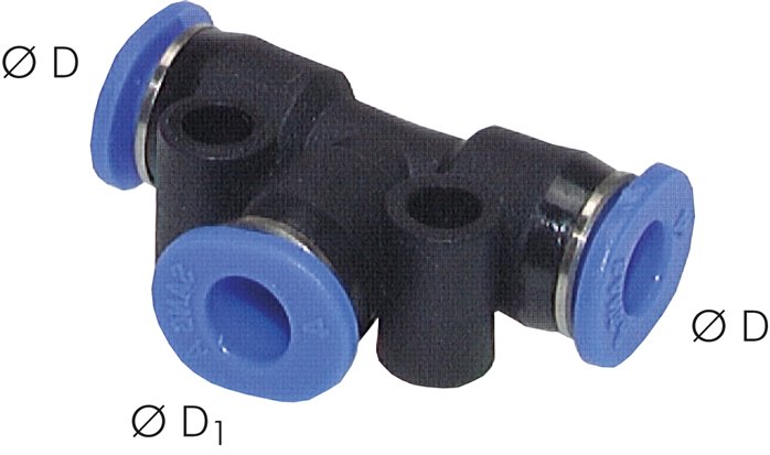 T-Steckanschluss 3mm-3mm, IQS-Mini