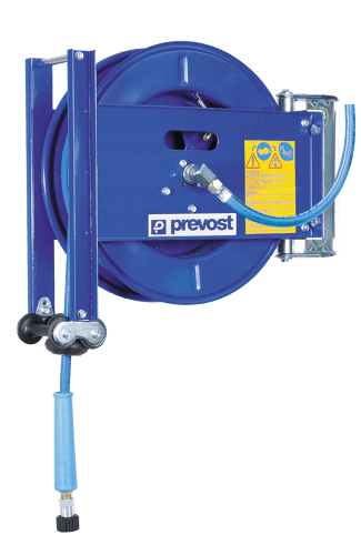 Prevost Schlauchaufroller 15 m für Hochdruck-Wasser, mit verstärktem HD-Gummischlauch  DMO0815HP