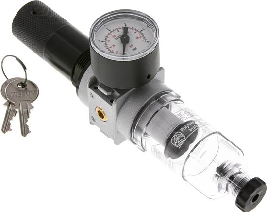 MULTIFIX Filterregler, abschließbar, G 1/8", 0,1 - 3bar, Baureihe 0