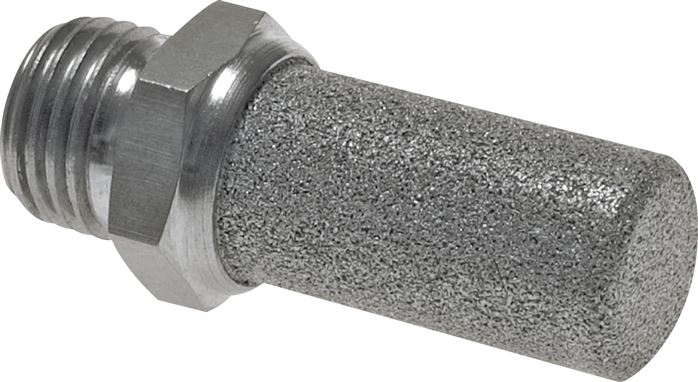 Schalldämpfer G 3/8", Edelstahl