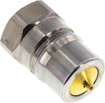 Hydraulikkupplung ISO 7241-1B, Stecker/Druckeleminator, G 1"(IG), Stahl