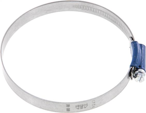 12mm Schlauchschelle 80 - 100mm, Stahl verzinkt (W1) (ABA)