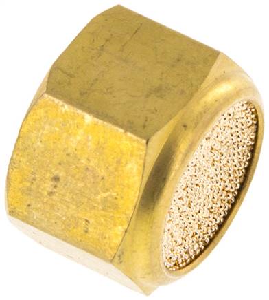 Schalldämpfer G 1/4", Sinterbronze, Innengewinde