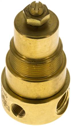 Druckregler, Messing, G 1/4", 0,1 - 1,5bar (für CO2), BG0