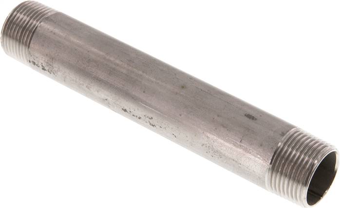 Rohrdoppelnippel R 3/4"-150mm, 1.4571