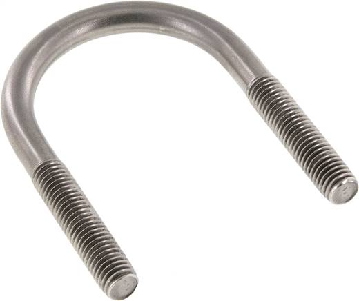 Rundstahlbügel, M 12, 57 - 60,3mm, 1.4301