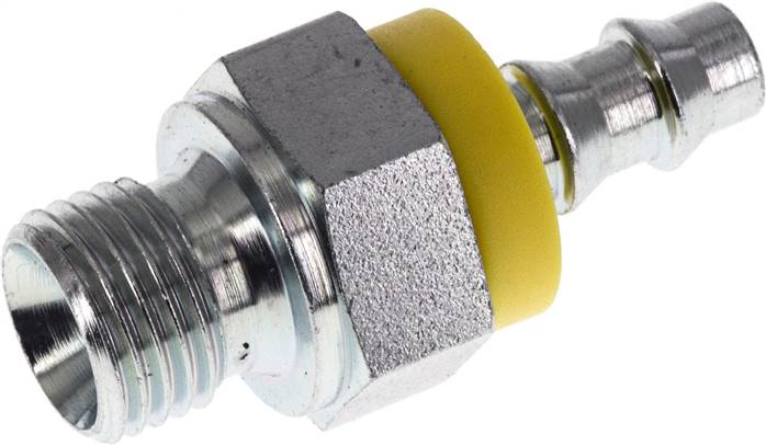 Steckanschluss G 1/4" AG (60° Konus), 6,4mm GSP-Schlauch