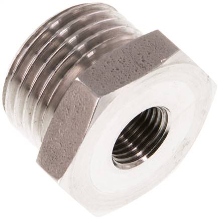 Reduziernippel G 1/2"(AG)-G 1/8"(IG), 1.4571