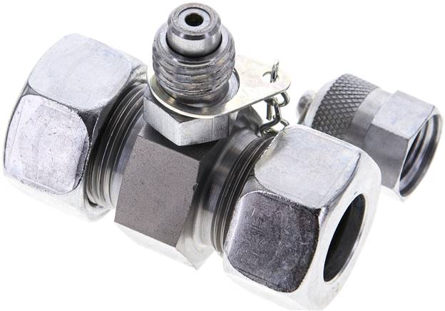 Messanschluss M16x2, 18 L (M26x1,5)-HD-Verschraubung, Stahl verzinkt