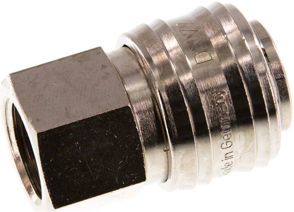 Schnellkupplung (NW7,2) G 3/8"(IG), Messing vernickelt