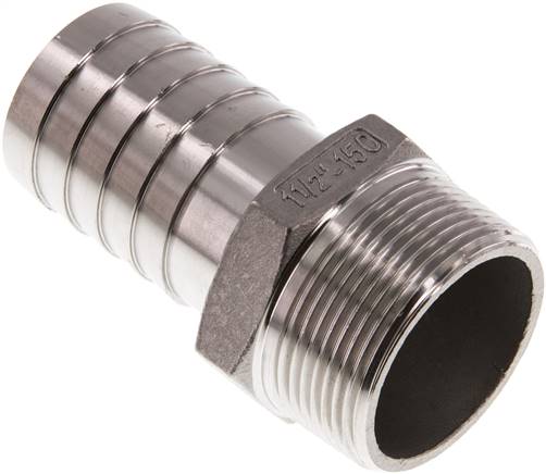 Gewindetülle R 1-1/2"-38 (1-1/2")mm, 1.4408