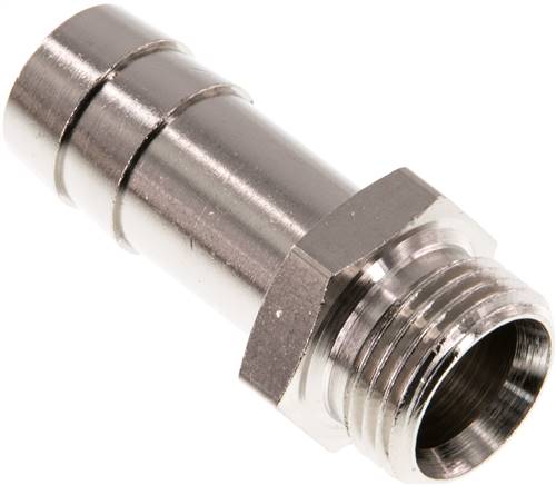 Gewindetülle G 3/8"-13 (1/2")mm, Messing vernickelt