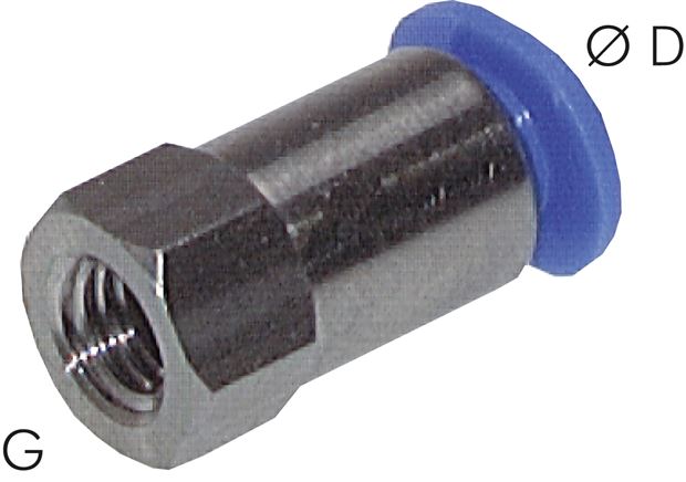 Steckanschluss Innengewinde M 3-3mm, IQS-Mini
