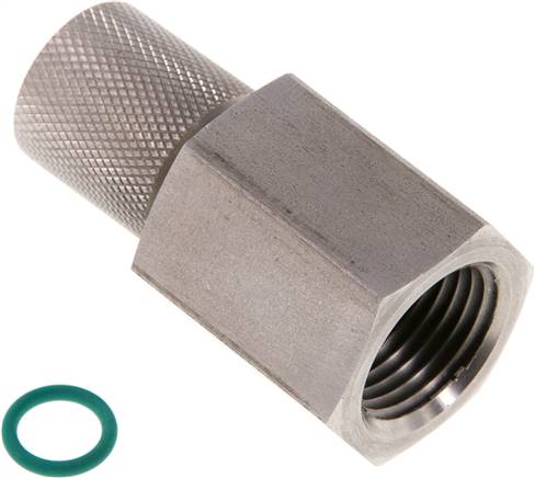 Manometeranschluss M 16x2 (IG) - G 1/2", 1.4305