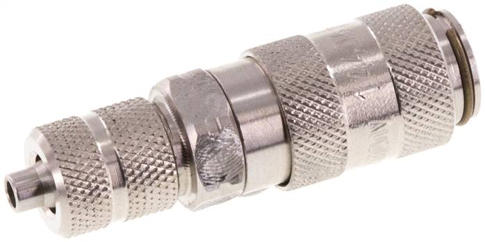 Schnellkupplung (NW2,7) 4,3x3mm Schlauch, 1.4404