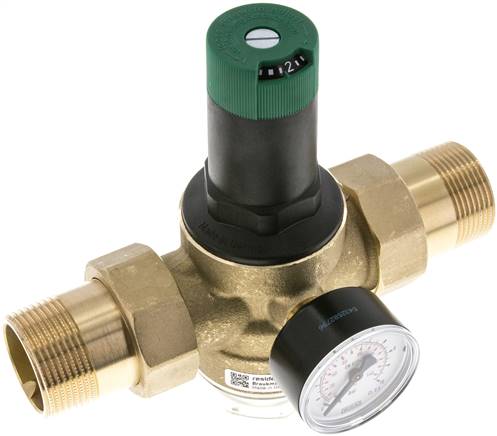 Druckminderer für Trinkwasser R 1-1/4", 1,5 - 6 bar, DVGW