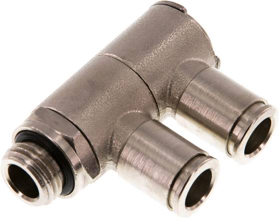 Steck-Mehrfachverteiler, 2-fach G 1/4"-8mm, IQS-MSV (Standard)