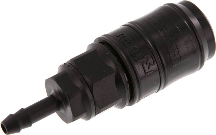 Schnellkupplung (NW7,2) 6 (1/4")mm Schlauch, POM