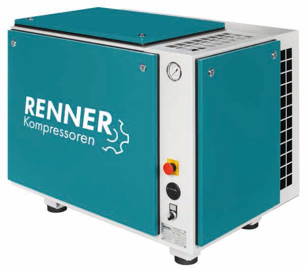 RENNER RIKO 960 B-S Industrie-Kolbenkompressor 10 bar Beistellkompressor mit Schalldämmbox