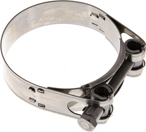 25mm Gelenkbolzenschelle, 79 - 85mm, 1.4301 (W4)