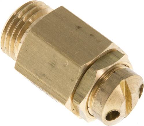 Mini-Sicherheitsventil G 1/4", 3 - 7 bar, Messing