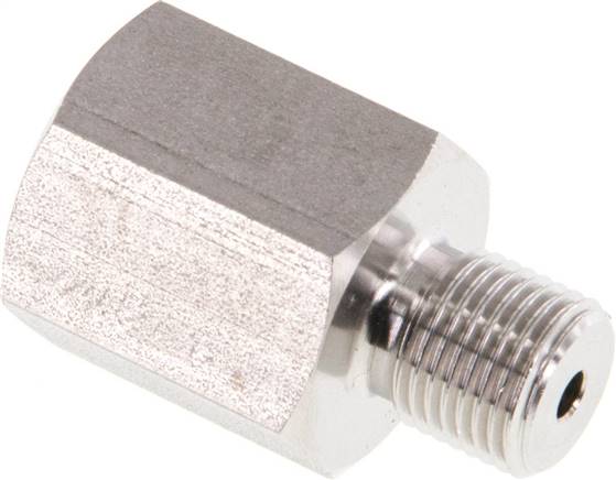 Manom.-Reduzierung G 1/8"(AG)-G 1/4"(IG). 1.4571, 25mm