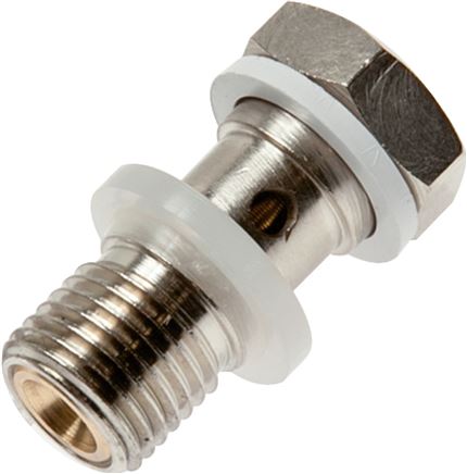 Drosselhohlschraube G 3/8", zu- und abluftregelnd (C), Schlitzschraube (mit Schraubendreher einstellbar)