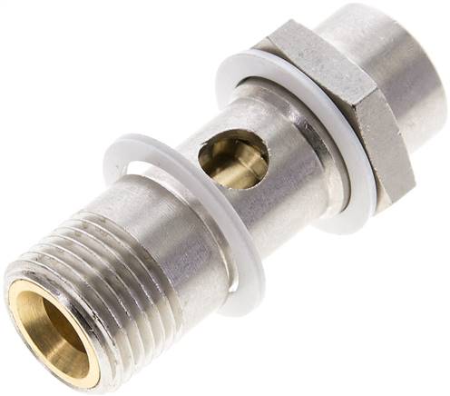 Drosselhohlschraube G 1/2", zu- und abluftregelnd (C), Schlitzschraube (mit Schraubendreher einstellbar)