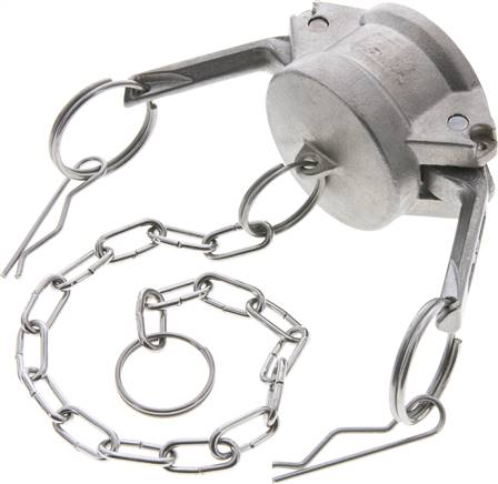 Kamlock-Verschlusskappe (DC) 1-1/4", Edelstahl (1.4408)