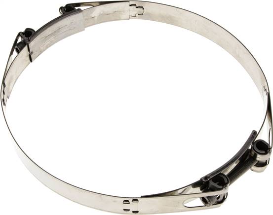 Gelenkbolzenschelle 2-teilig, 216 - 236 mm, 1.4301 (W4)