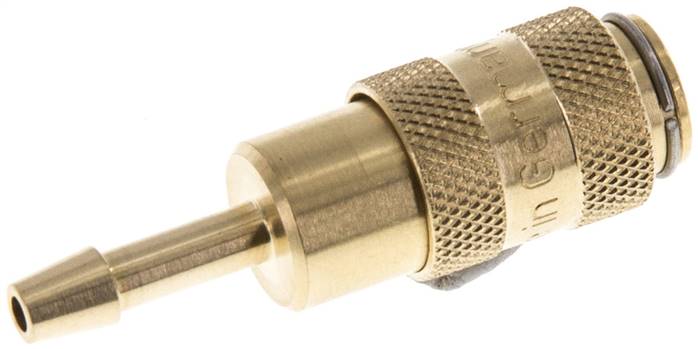 Schnellkupplung (NW2,7) 3mm Schlauch, Messing
