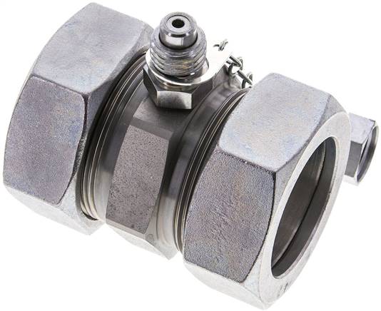 Messanschluss M16x2, 42 L (M52x2)-HD-Verschraubung, Stahl verzinkt