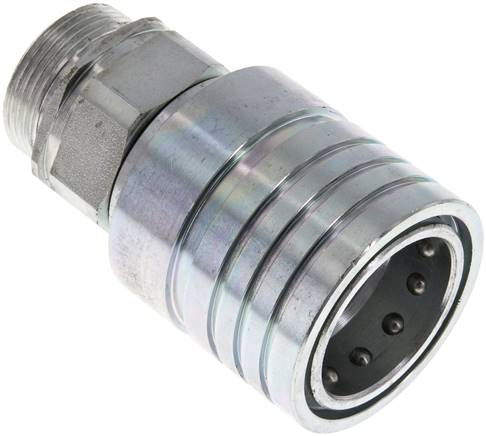 Steckkupplung ISO7241-1A, Muffe Baugr.6, 28 L (M36x2)