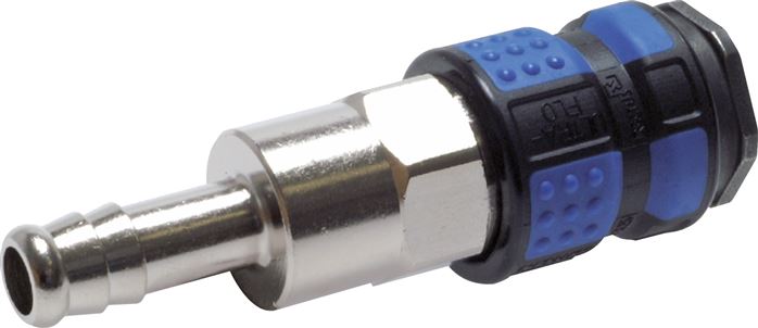 Schnellkupplung (NW7,2) 10mm Schlauch, Kunststoffhülse