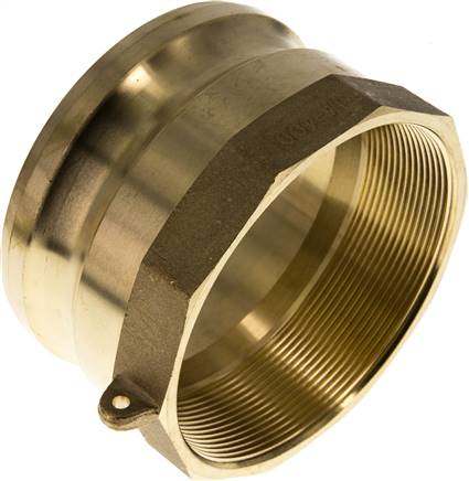 Kamlock-Stecker (A) Rp 4"(IG), Messing