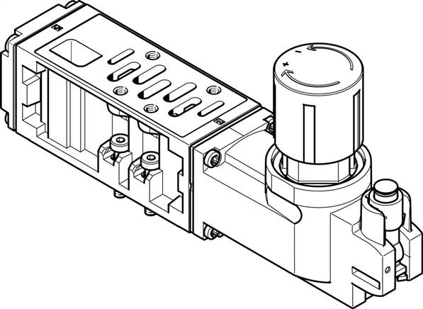 FESTO VABF-S1-2-R2C2-C-10 (555760) Reglerplatte