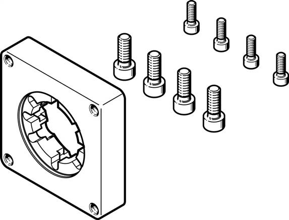 FESTO EAMF-A-44A/B/C-67A-S1 (1476305) Motorflansch