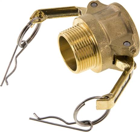 Kamlock-Kupplung (B) R 1-1/4"(AG), Messing