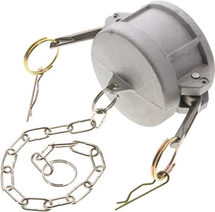 Kamlock-Verschlusskappe (DC) 2-1/2", Aluminium