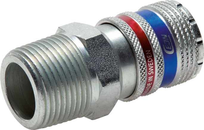 Sicherheits-Schnellkupplung (NW10) R 1/2"(AG), CEJN