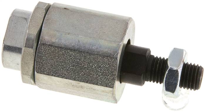 Flexokupplung M 10 x 1,25, Stahl verzinkt