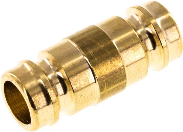 Temperierkupplungsverbinder 13mm Zapfen - 13mm Zapfen
