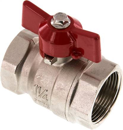 Messing-Kugelhahn, Eco-Line, Rp 1-1/4", 0 bis 25bar -Eco-Line, Knebelgriff