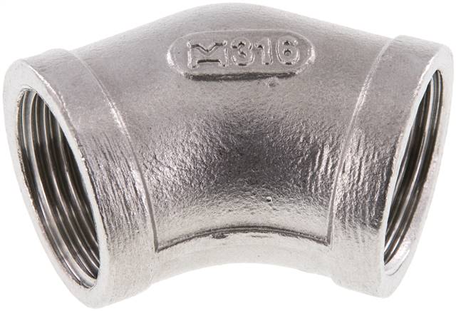 45°-Winkel Rp 3/4" (IG), 1.4408