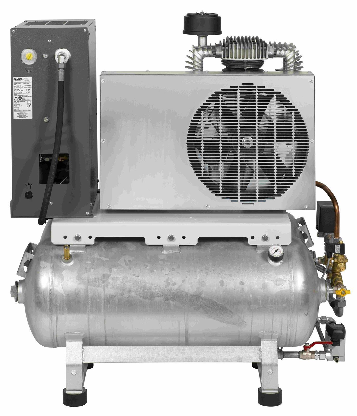 RENNER RIKO 960/2x90 KT Industrie-Kolbenkompressor 10 bar - Kesselanl. , zulassungsfrei, Kältetrockner